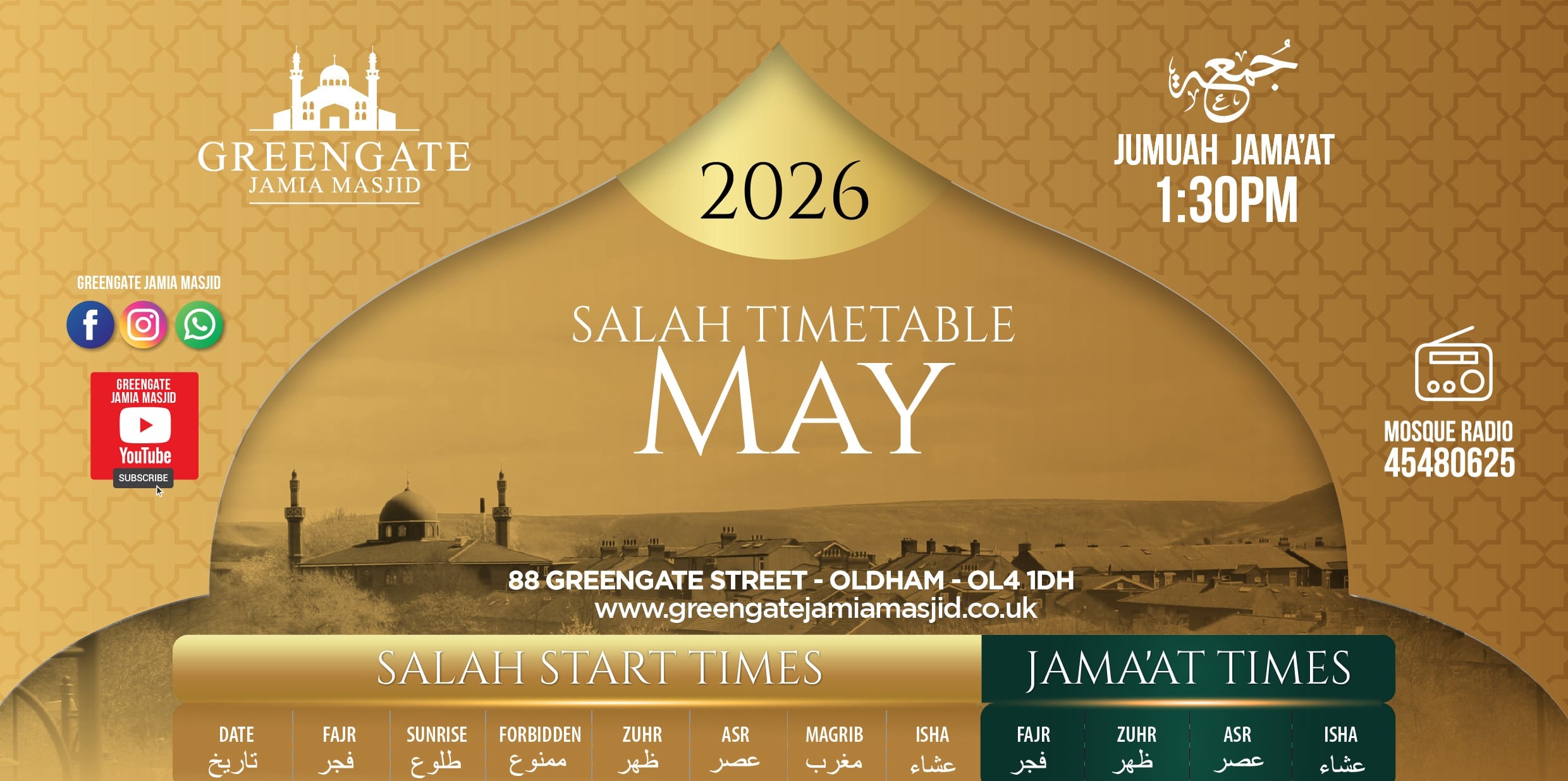 Timetable